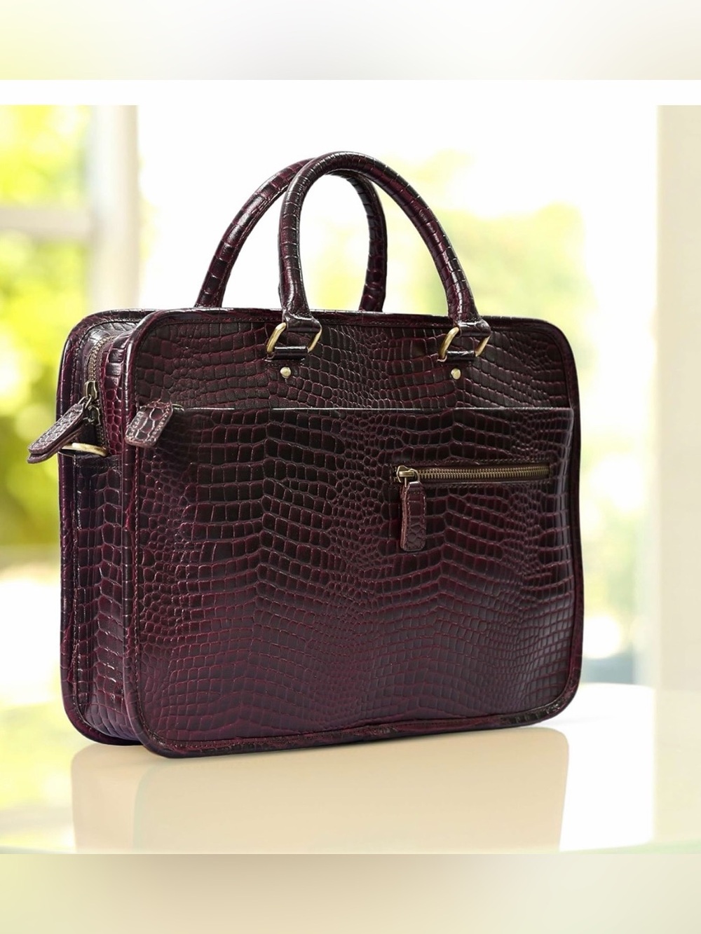 REONN DARLING Laptop Genuine Leather Bag 15 Inch Briefcase for Men | NEW